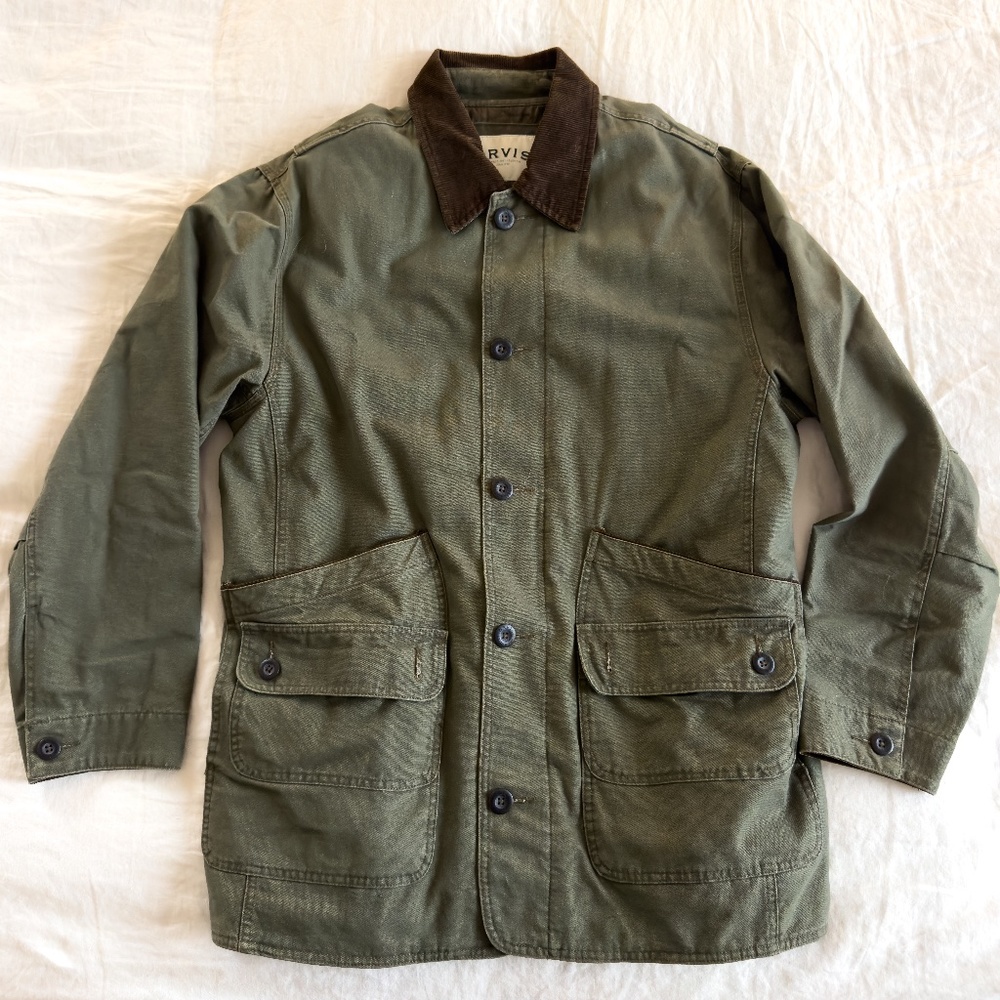 Orvis Men's Corduroy Collar Cotton Barn Jacket